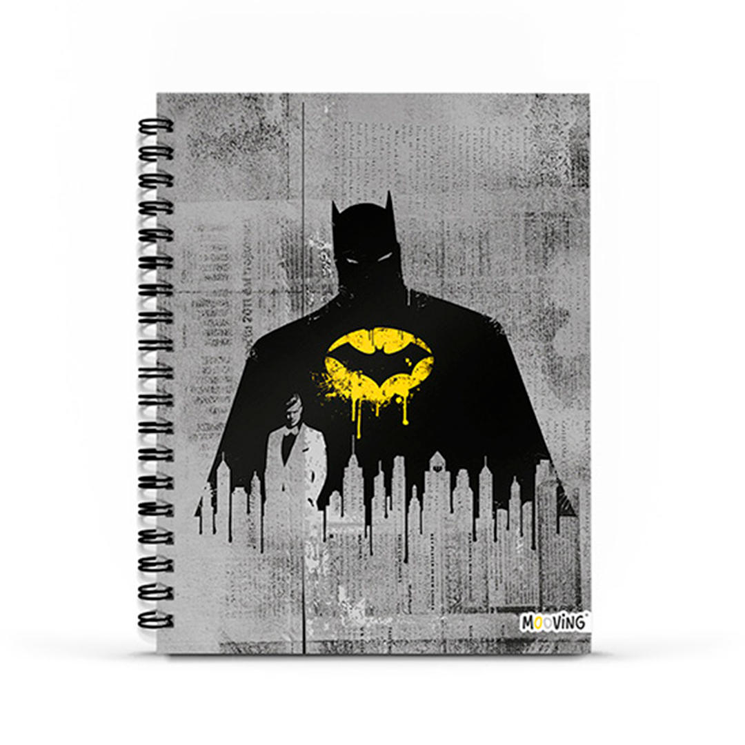 CUADERNO MOOVING 16/21 T. DURA X 80 HJS RAYADO DC COMICS