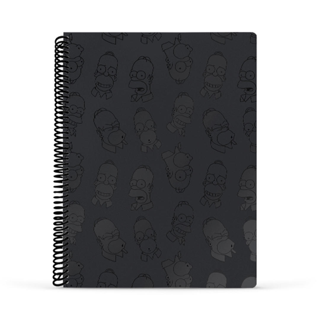 CUADERNO MOOVING 29/7 T. FLEX. X 80 HJS. CUADRIC. SIMPSONS