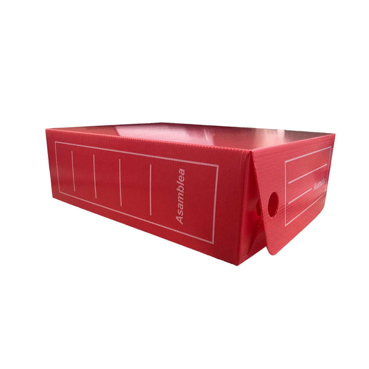 CAJA DE ARCHIVO PLASTICA ASAMBLEA LEGAJO 12 T/V (39X28X12 CM) V/COLORES