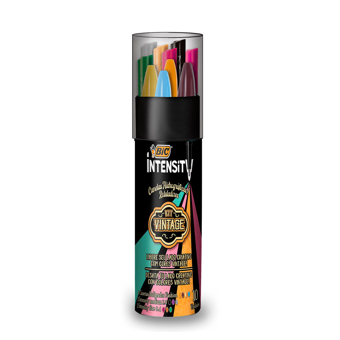 KIT BIC INTENSITY VINTAGE  X 10 SURTIDO