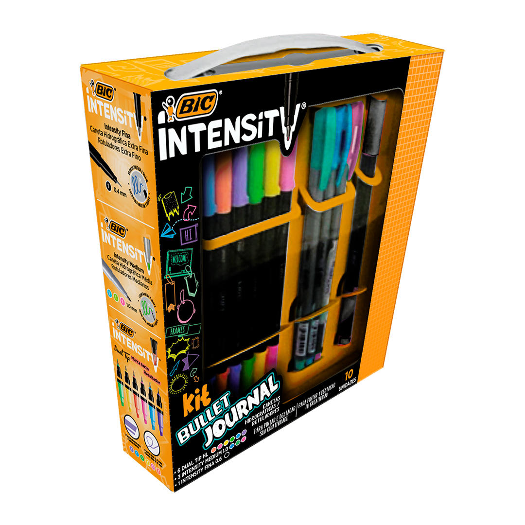 KIT BIC BULLET JOURNAL INTENSITY  X  10 PIEZAS