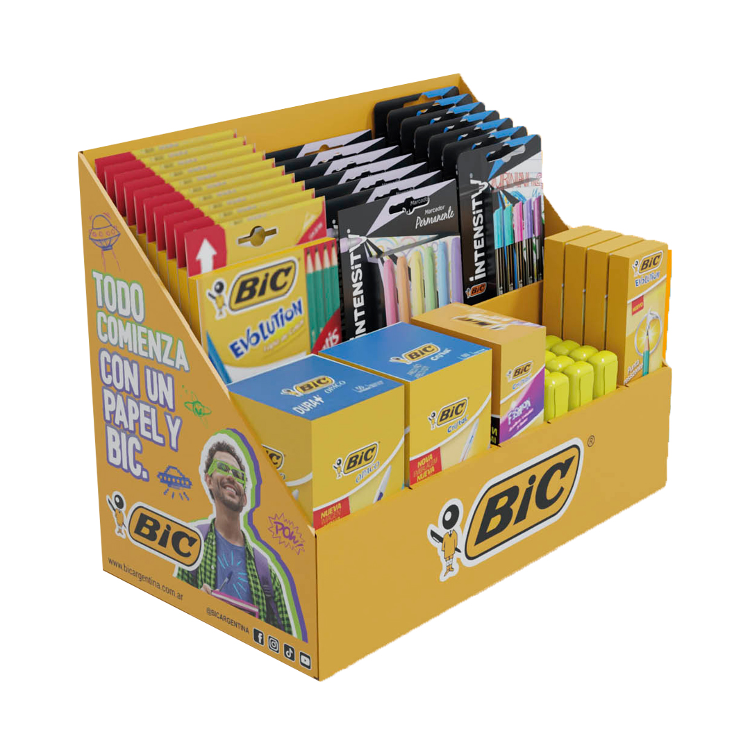 EXHIBIDOR BIC CON CARGA SURTIDO OPTIMO (519445)