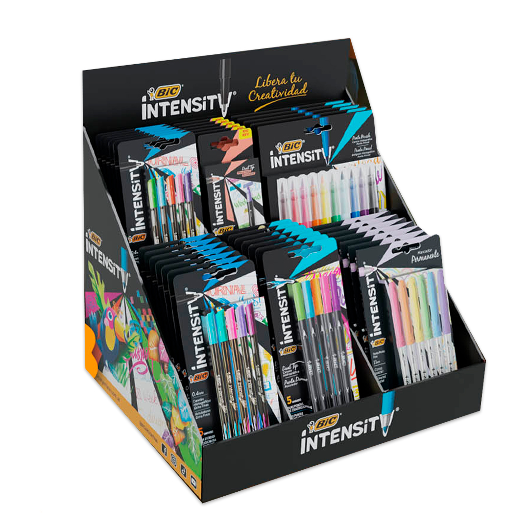 EXHIBIDOR BIC CON CARGA INTENSITY (519446)