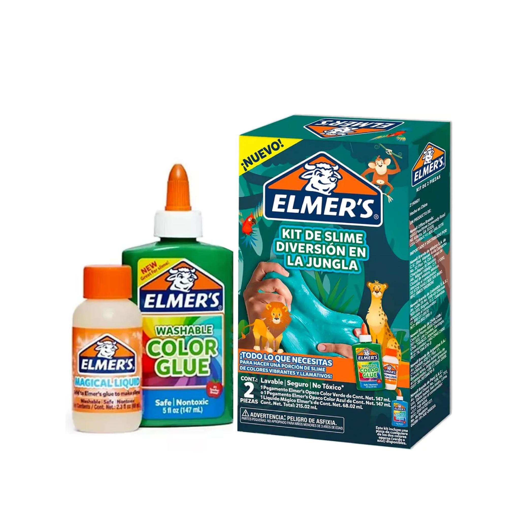 KIT ELMERS SLIME DIVERSION EN LA JUNGLA X 2 PIEZAS (2190601)