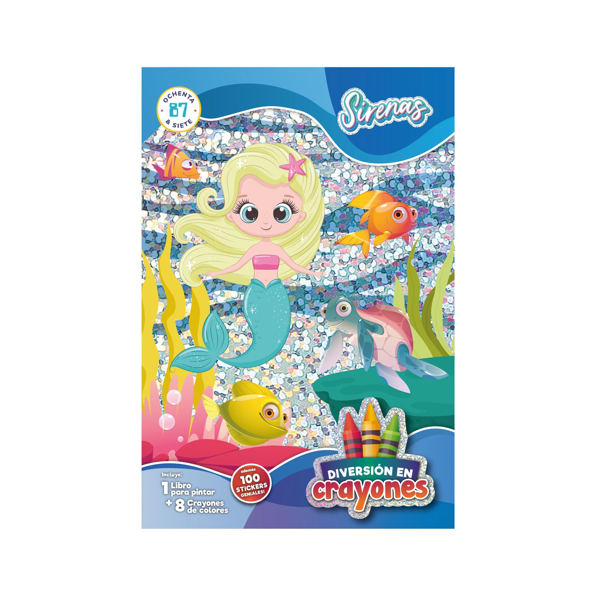 SET 87 DIVERSION EN CRAYONES SIRENAS (3715)