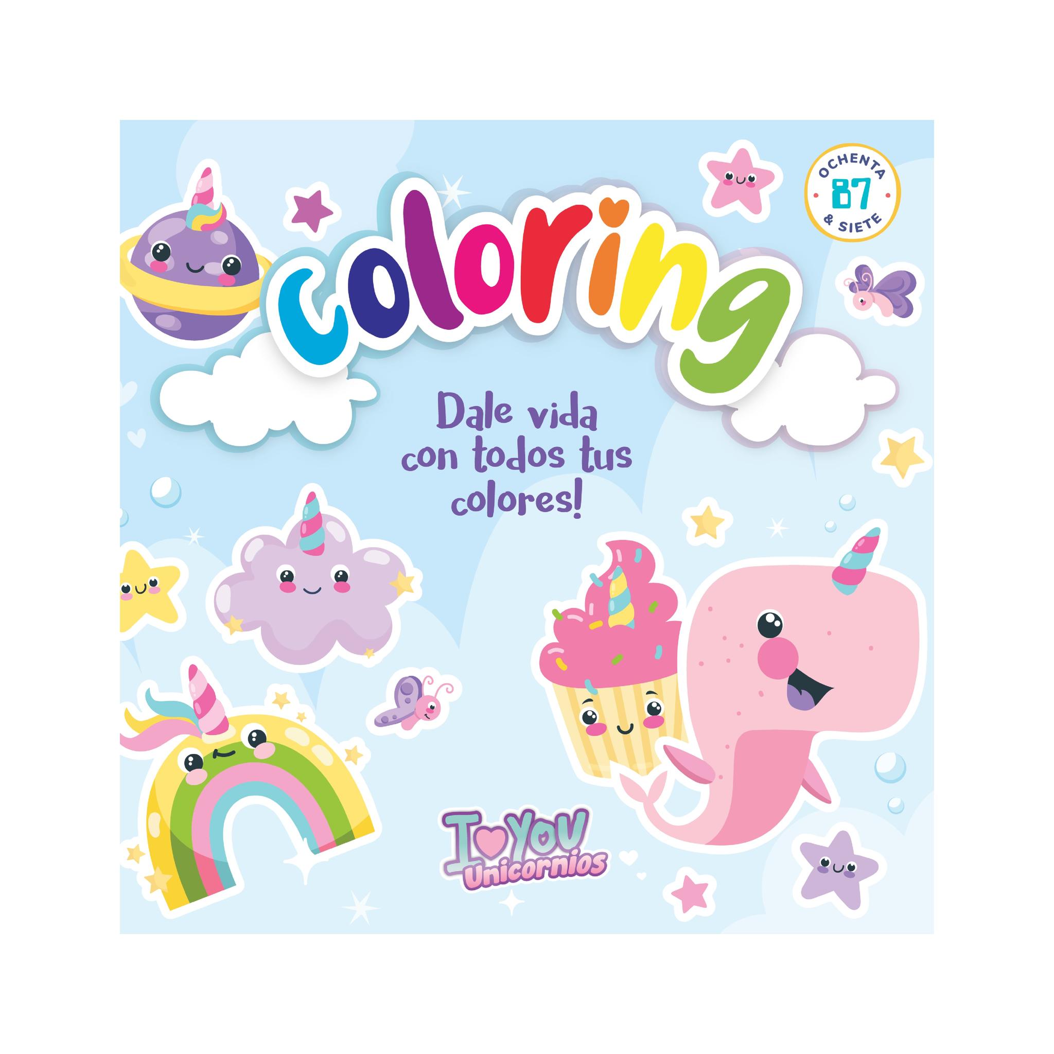 LIBRO P/PINTAR 87 COLORING I LOVE YOU (3005)