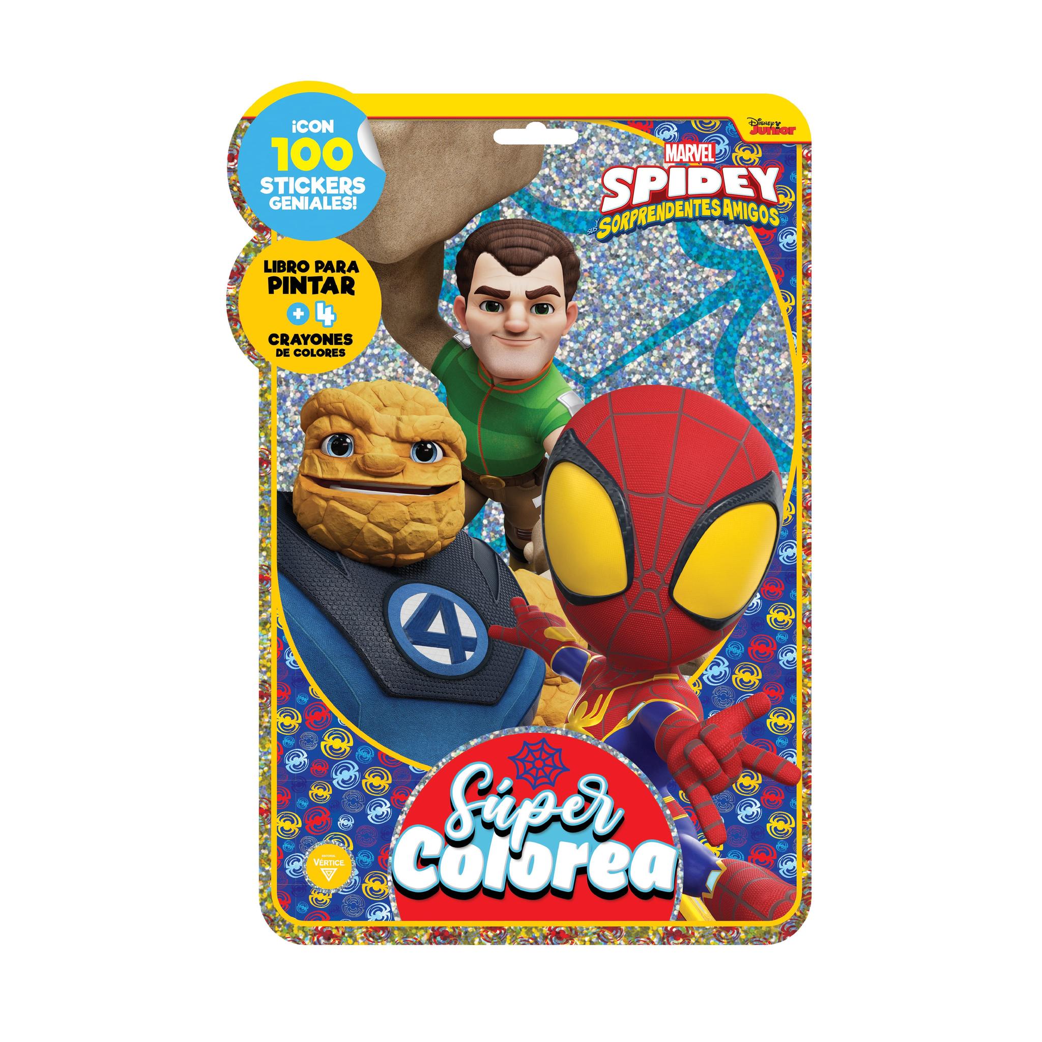 SET VERTICE SUPER COLOREA SPIDEY Y FRIENDS (5901)