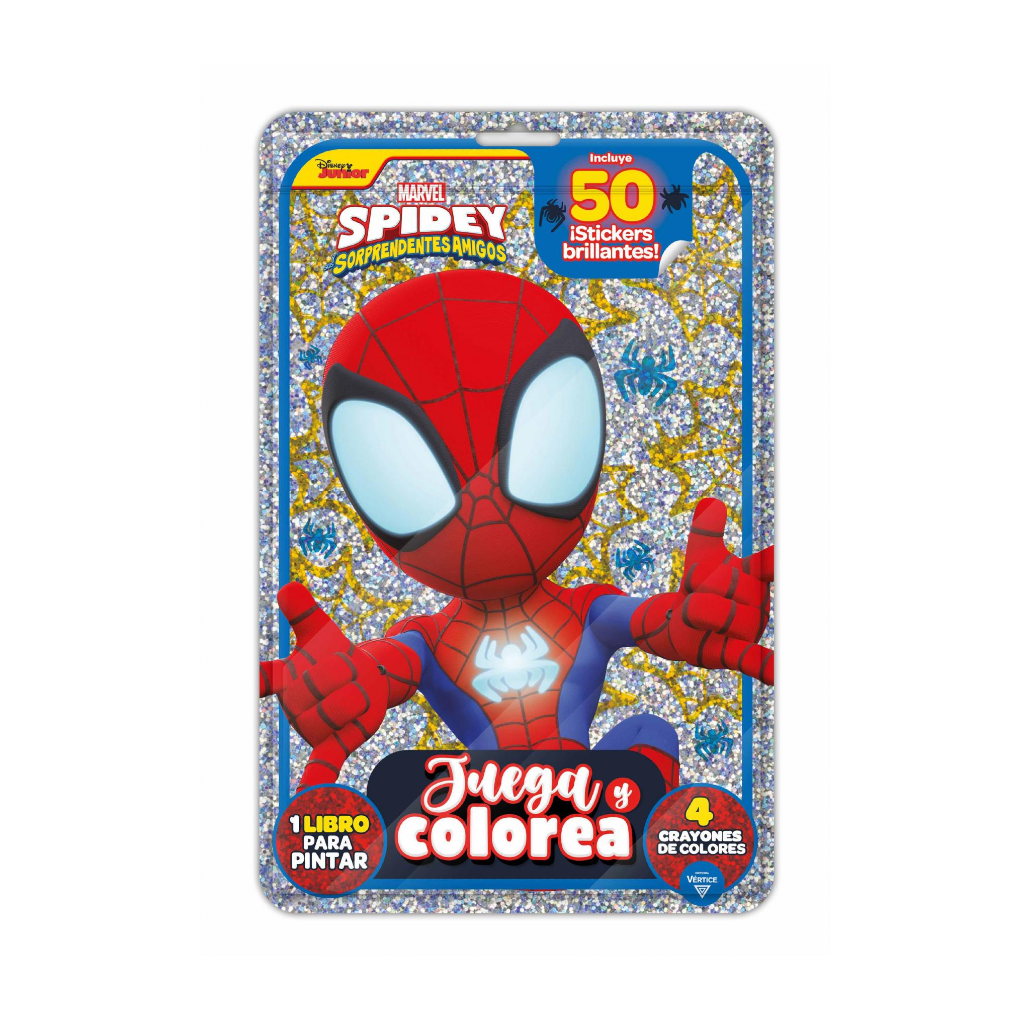 SET VERTICE JUEGA Y COLOREA SPIDEY Y FRIENDS (5894)