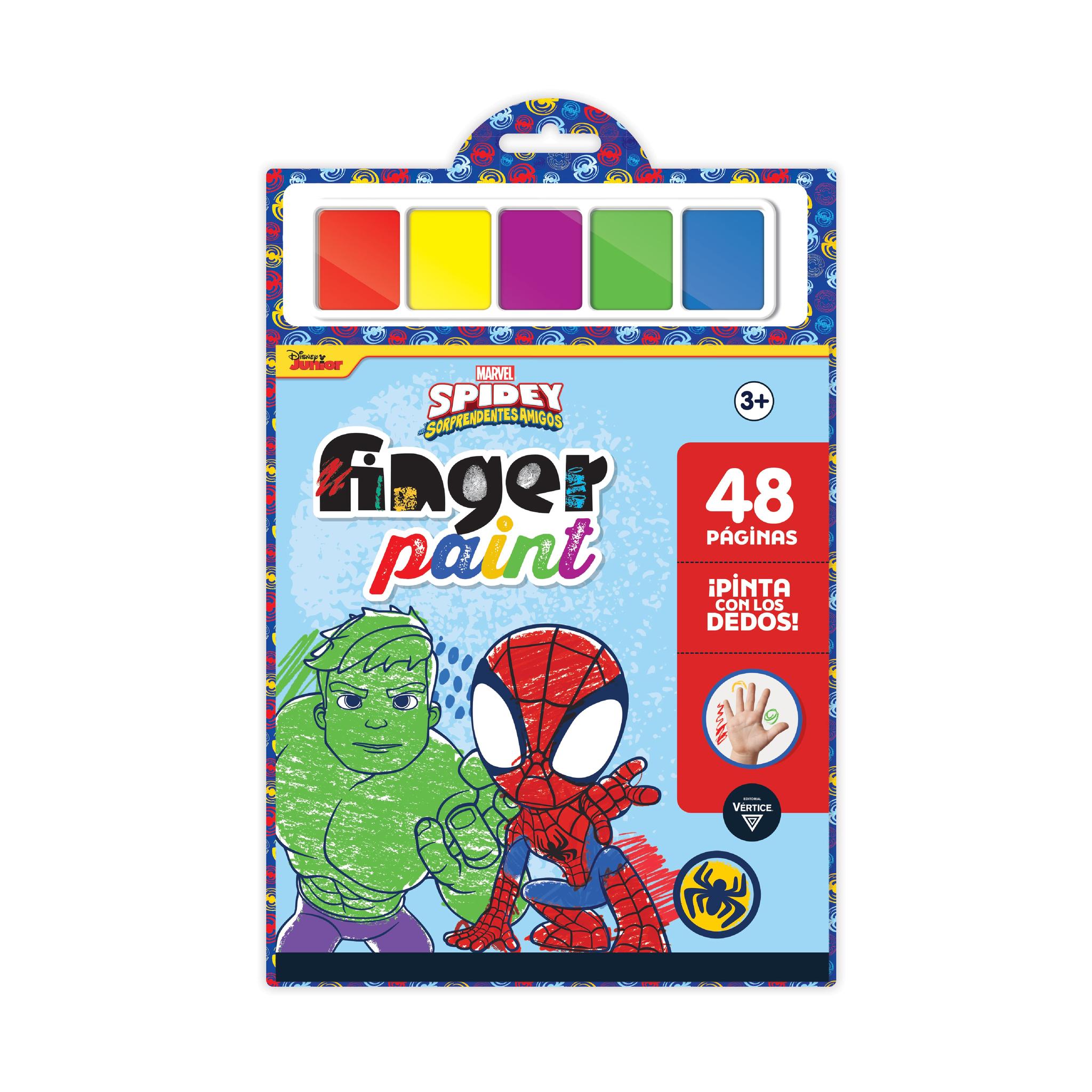 SET VERTICE FINGER PAINT SPIDEY Y FRIENDS (5984)