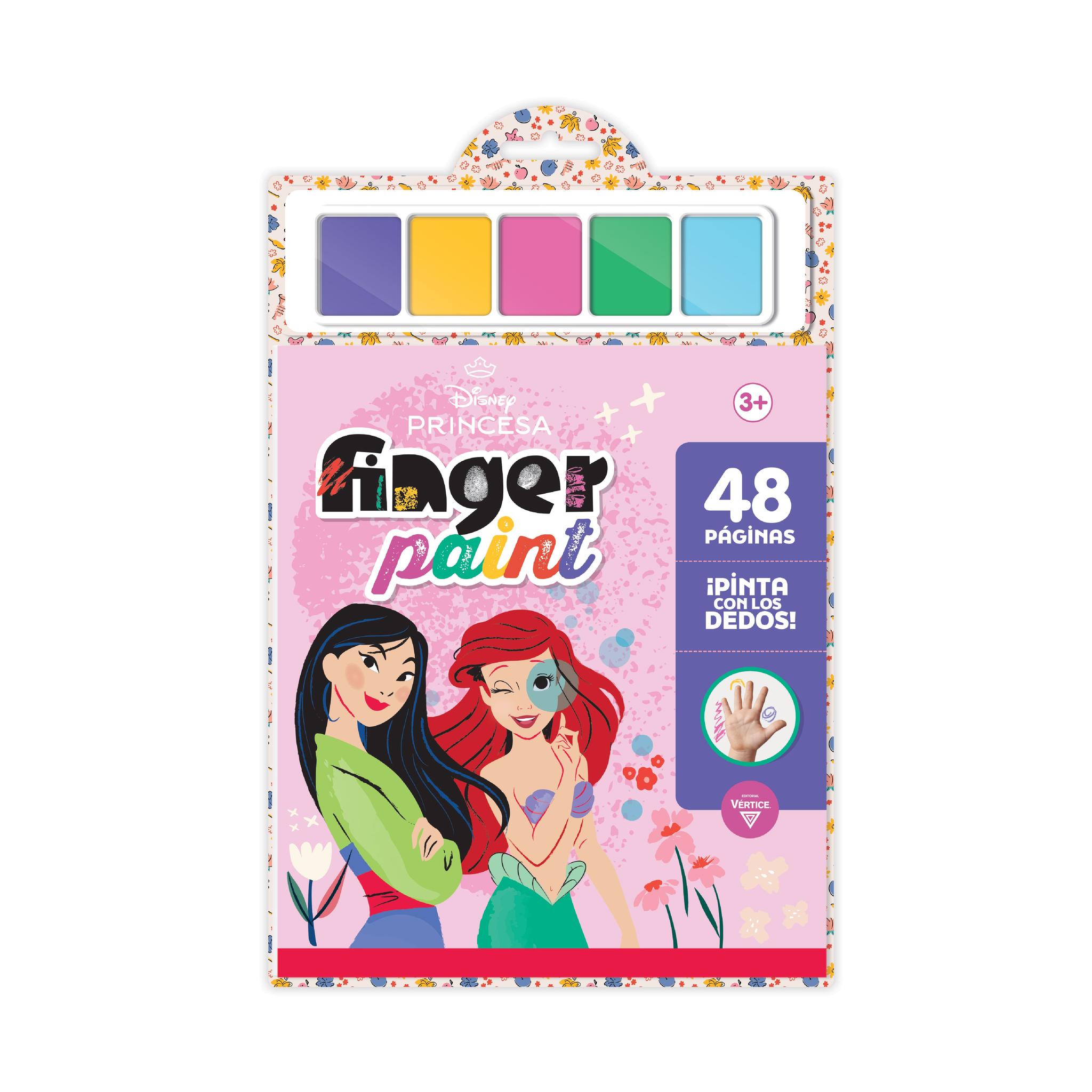 SET VERTICE FINGER PAINT PRINCESAS (5982)