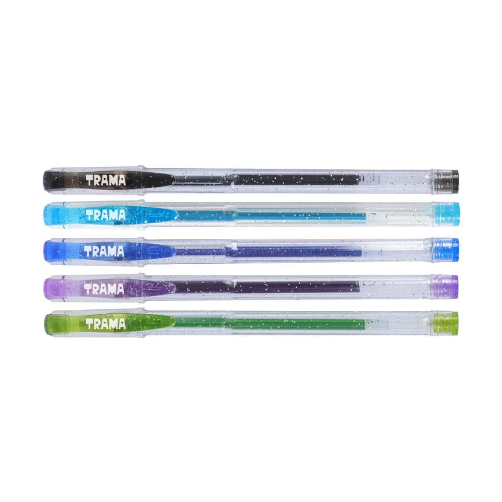 ROLLER BALL TRAMA GEL GLITTER V/COLORES