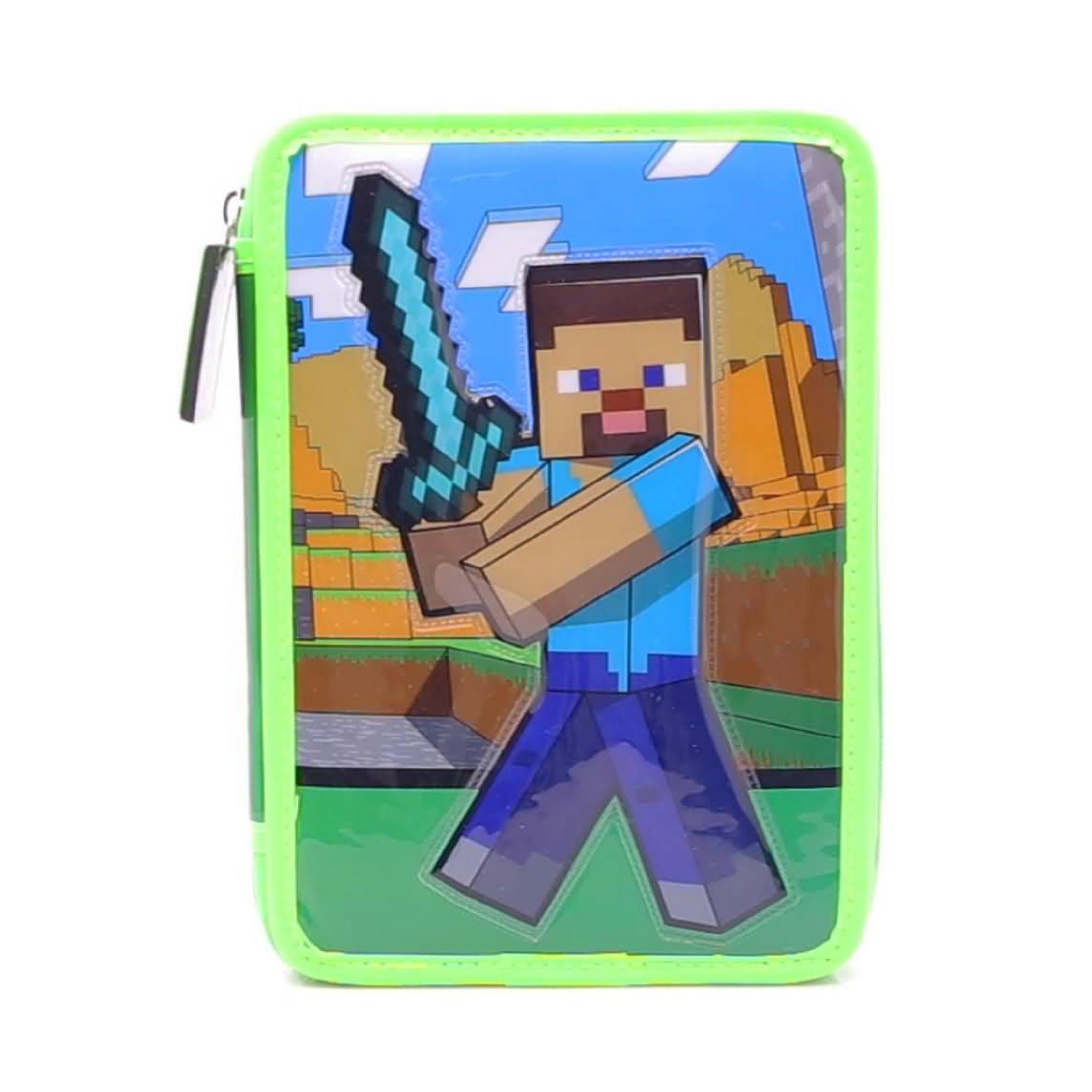 CANOPLA CRESKO DE 1 PISO PVC MINECRAFT (MI505)  + UTILES