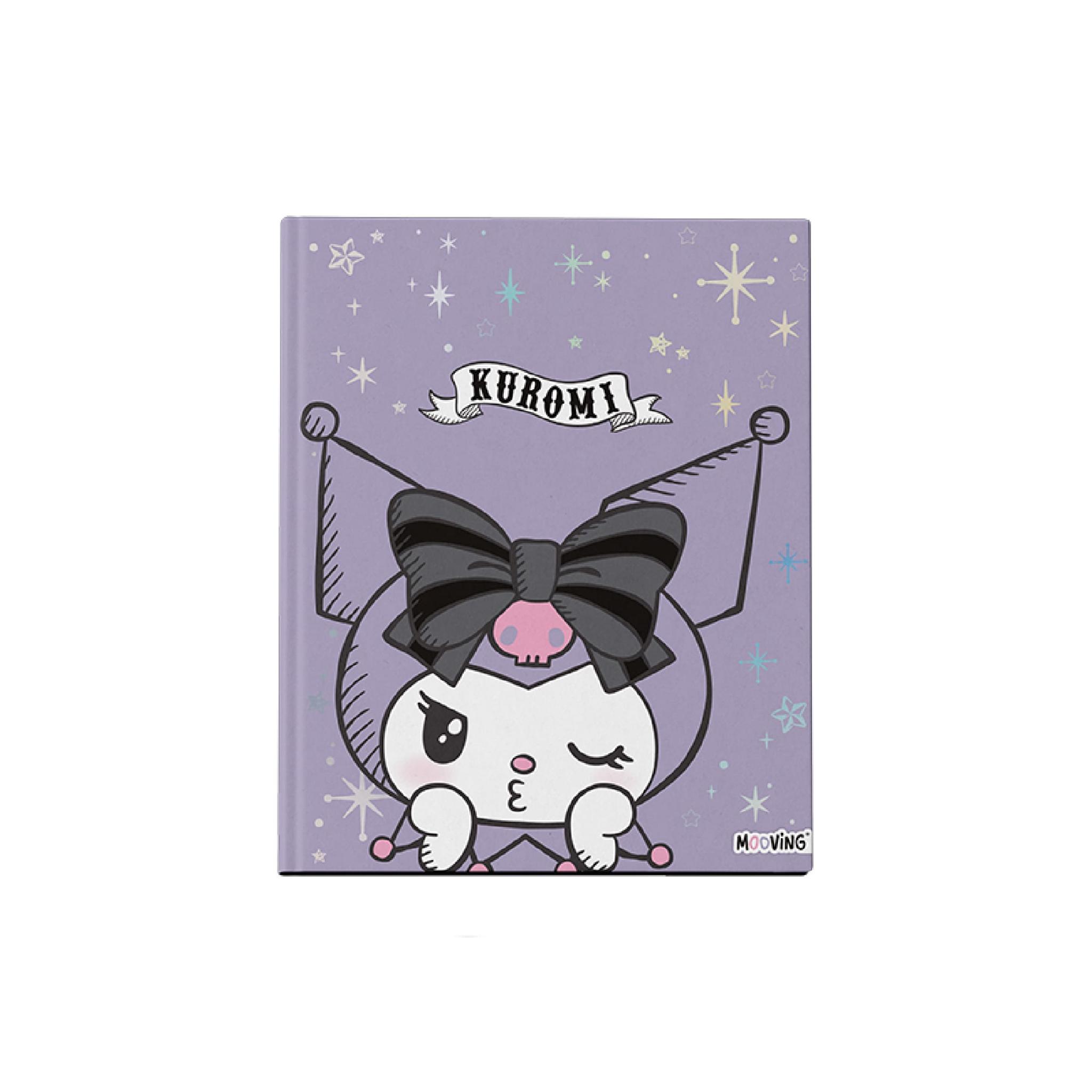 CUADERNO MOOVING T. DURA 19,5 X 24 X 48 HJS. RAYADO KUROMI