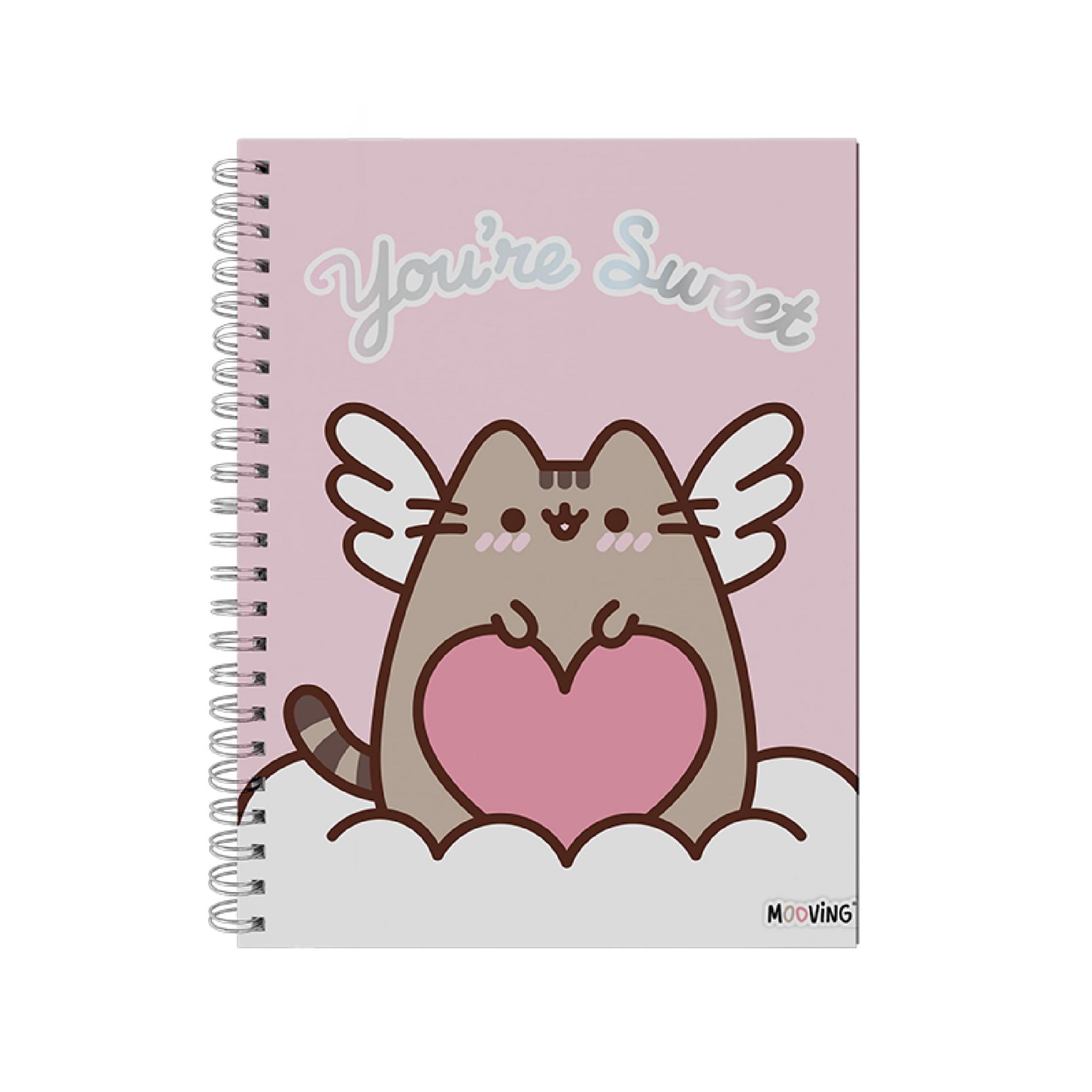 CUADERNO MOOVING 29/7 T. DURA X  96 HJS RAYADO PUSHEEN