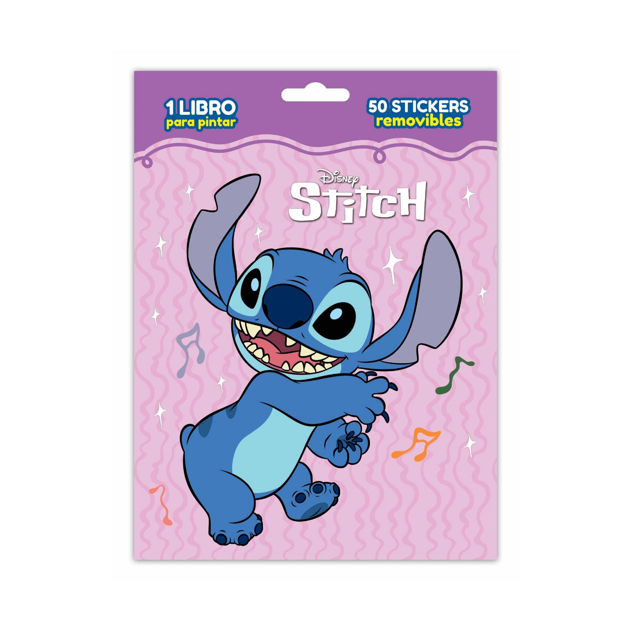 SET VERTICE PINTA Y PEGA STITCH LILA (6083)