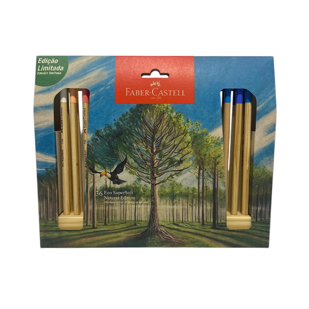 LAPICES DE COLORES FABER CASTELL SUPER SOFT ECOLOGICOS X 36 (210737)