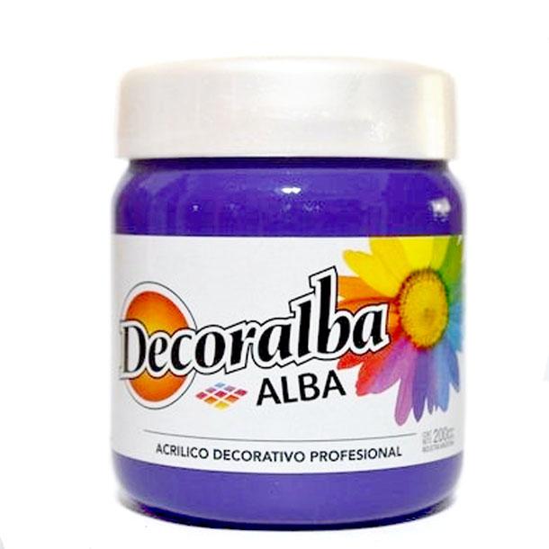 PINTURA ALBA ACRILICA DECORATIVA X 200 ML V/COLORES