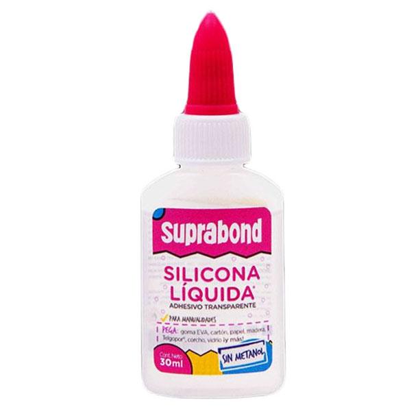 ADHESIVO SUPRABOND SILICONA LIQUIDA TRANSPARENTE 30 ML (ESL30)