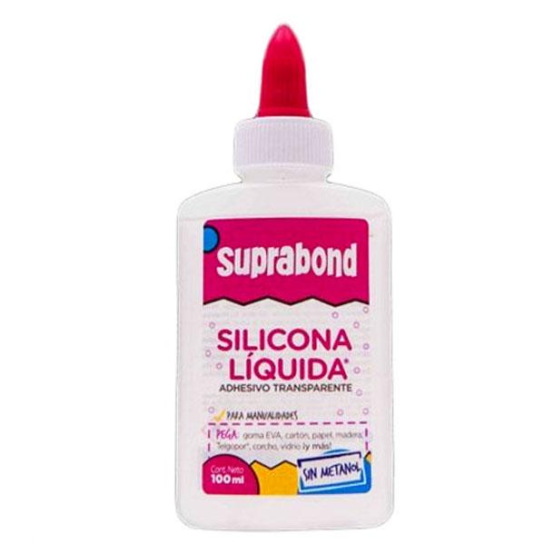 ADHESIVO SUPRABOND SILICONA LIQUIDA TRANSPARENTE 100 ML (ESL100)