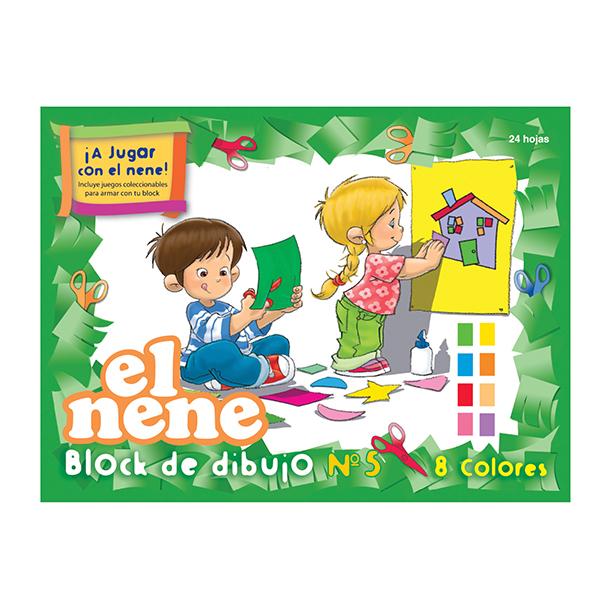 BLOCK EL NENE COLOR Nº 5 X 24 HJS.