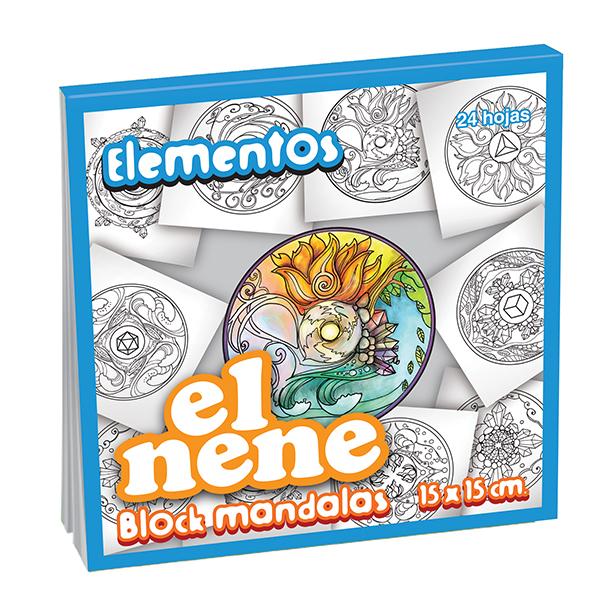 BLOCK EL NENE MANDALAS 15 X 15 X 24 HJS. V/MODELOS