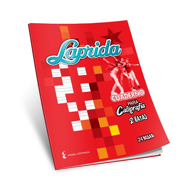 CUADERNO LAPRIDA  P/CALIGRAFIA DOBLE RAYA X 24 HJS.