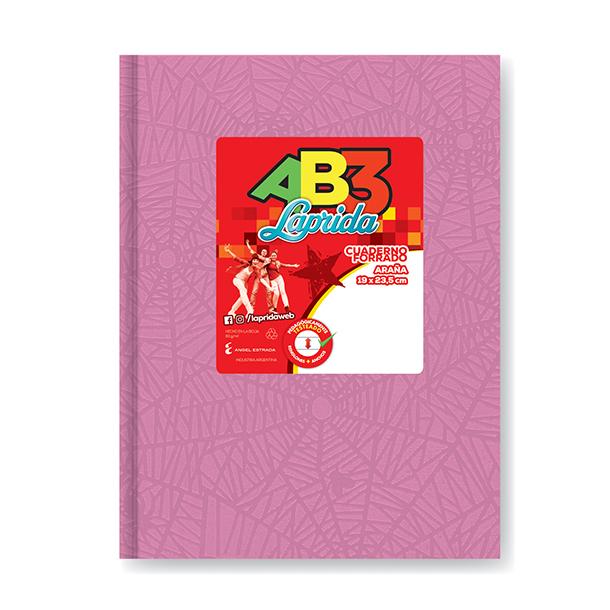 CUADERNO LAPRIDA AB3 ARAÑA T.D. X 50 HJS. RAYADO V/COLORES