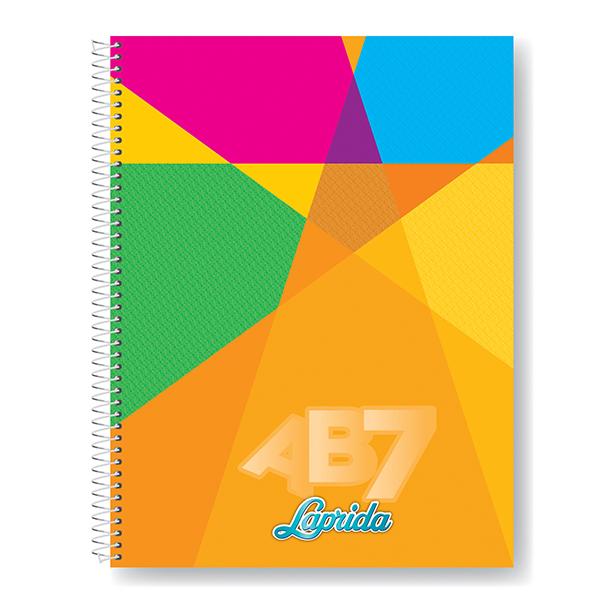 CUADERNO LAPRIDA AB7 21/27 C/ESPIRAL X 100 HJS. RAYADO (627001)