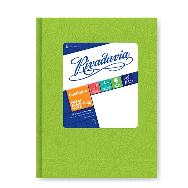 CUADERNO RIVADAVIA ARAÑA T.D. X 50 HJS. RAYADO V/COLORES