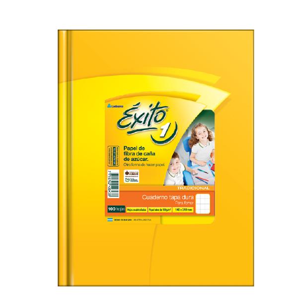 CUADERNO EXITO E1 ECOLOGICO T.D. X 100 HJS. CUADRICULADO