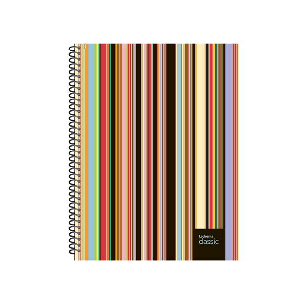 CUADERNO LEDESMA CLASSIC 16/21 T.D.  X 120 HJS.  RAYADO