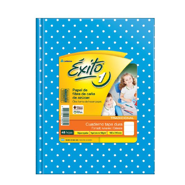 CUADERNO EXITO E1 LUNARES T.D. X 48 HJS. RAYADO