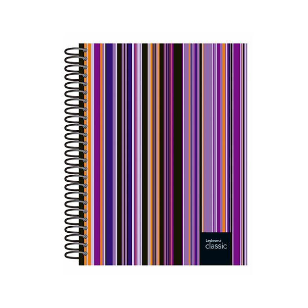 CUADERNO LEDESMA CLASSIC 16/21 T.D. MET X 120 HJS. RAYADO