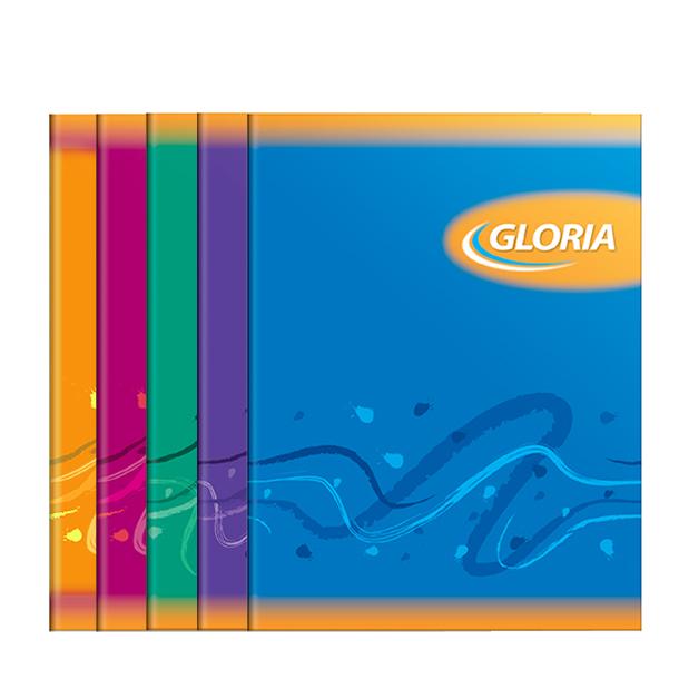 CUADERNO GLORIA T. FLEX. X 84 HJS. RAYADO