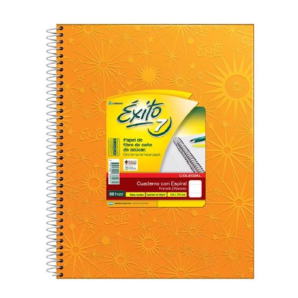 CUADERNO EXITO E7 FORRADO UNIVERSO T.D. C/ESP. X 60 HJS. RAYADO