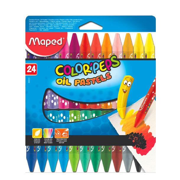 OLEO AL PASTEL MAPED X 24 COLORES (864012)