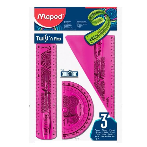 CONJUNTO GEOMETRICO MAPED TWIST´N FLEX MINI 3 PIEZAS  (895024)