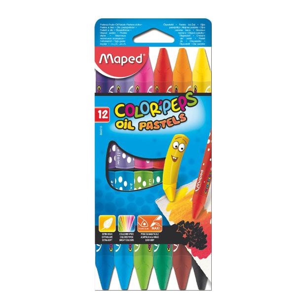 OLEO AL PASTEL MAPED X 12 COLORES (864010)