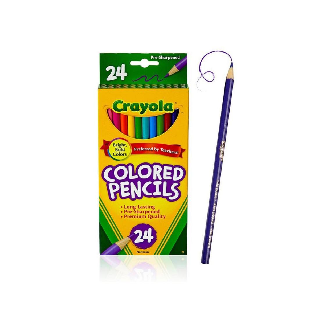 LAPICES DE COLORES CRAYOLA X  24 LARGOS