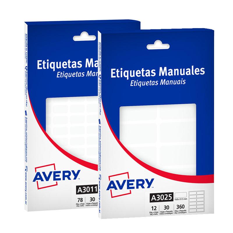 ETIQUETA COMERCIAL AVERY LISA V/MODELOS