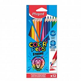 LAPICES DE COLORES MAPED COLOR PEPS  X 12 LARGOS STRONG (862712)