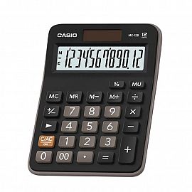 CALCULADORA CASIO DE ESCRITORIO MX-12B NEGRA 12 DIGITOS