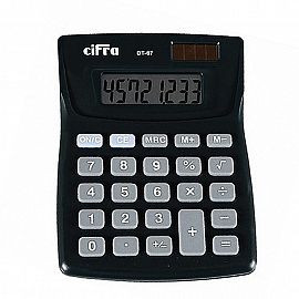 CALCULADORA CIFRA BASICA DT-67 SOLAR/BATERIA (8 DIGITOS)