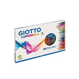 LAPICES DE COLORES GIOTTO SUPERMINA X 36 LARGOS