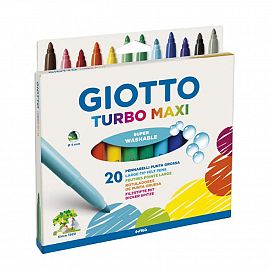 MARCADORES GIOTTO TURBO MAXI X 20 COLORES