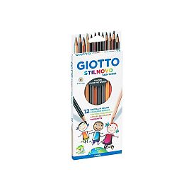 LAPICES DE COLORES GIOTTO STILNOVO SKIN TONES X 12 LARGOS