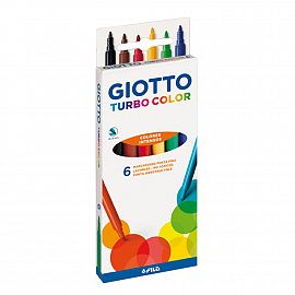 MARCADORES GIOTTO TURBO X  6 COLORES