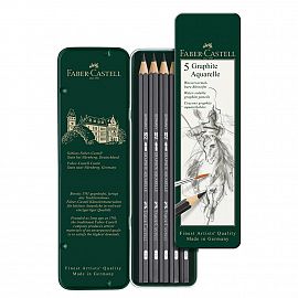 LAPIZ FABER CASTELL GRAPHITE AQUARELLE X 5 (117805)