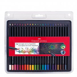 LAPICES DE COLORES FABER CASTELL X 24 SUPER SOFT (210724)