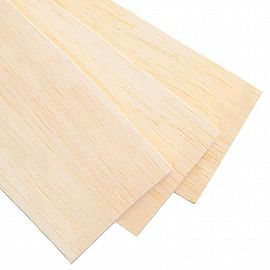 MADERA BALSA EN PLANCHA 91,5 CM X 7,6 CM. DE 3 MM.